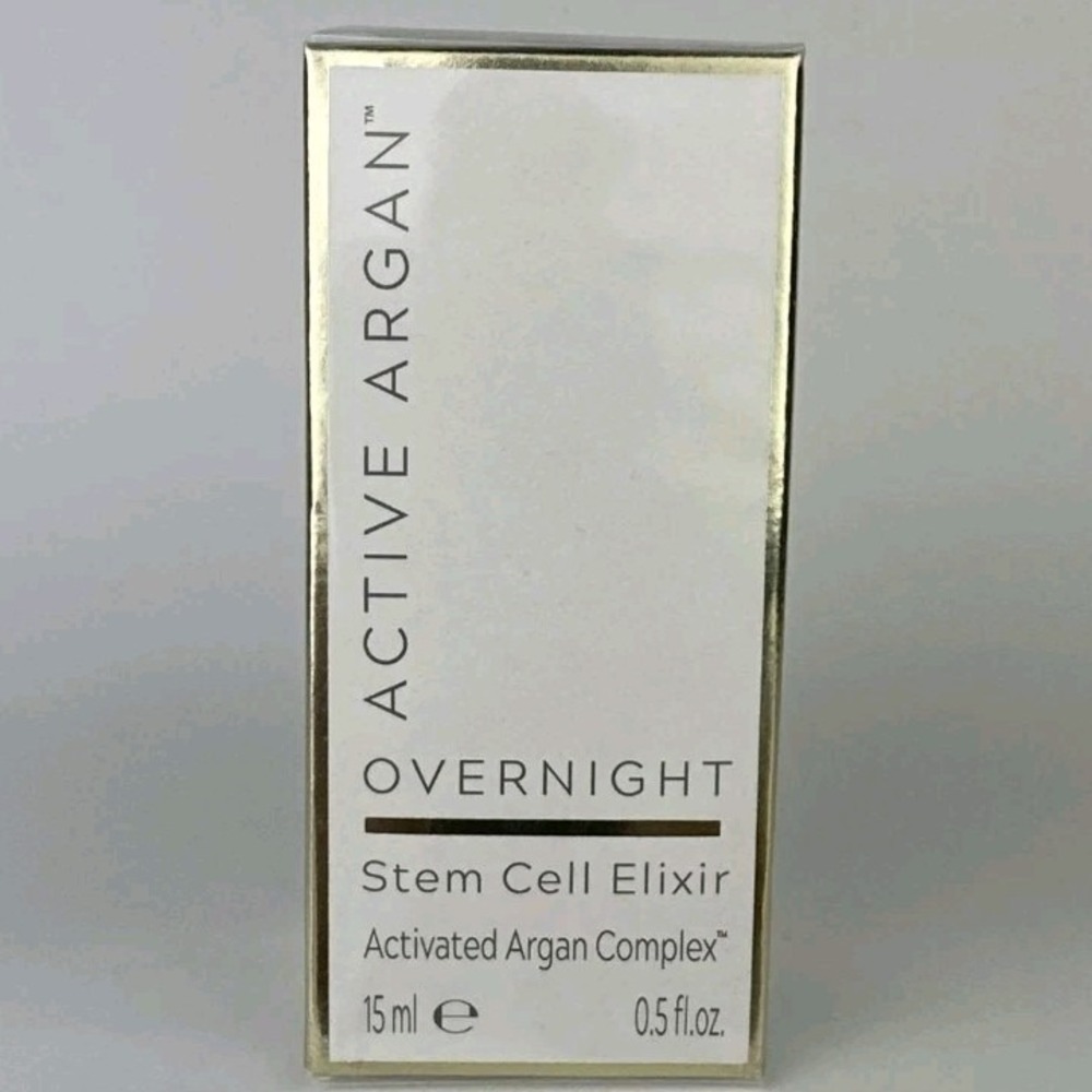 SEALED DEAL Active Argan Overnight STEM CELL Elixir 15mL .5 Oz Fast Ship